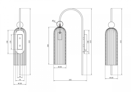 Maytoni MOD302WL-01CG