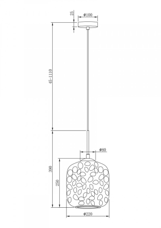 Maytoni MOD001PL-01BS