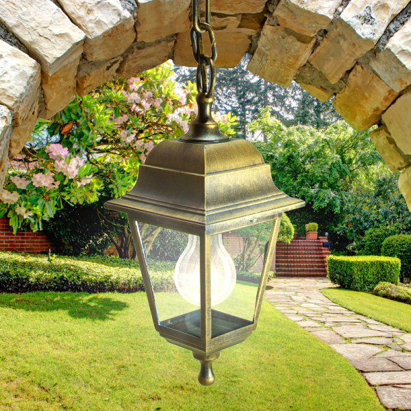 Уличный подвесной светильник ЭРА НСУ 04-60-001 бронза Б0048106