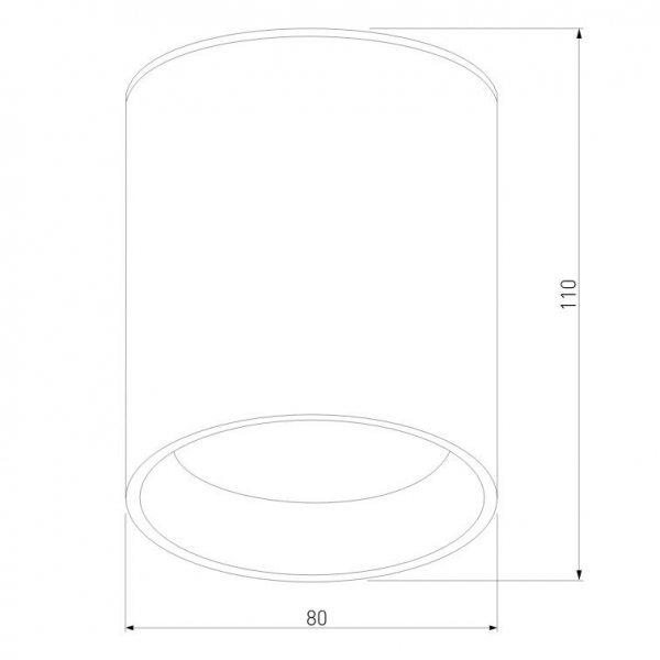Уличный потолочный светильник Elektrostandard Light LED 4690389177002