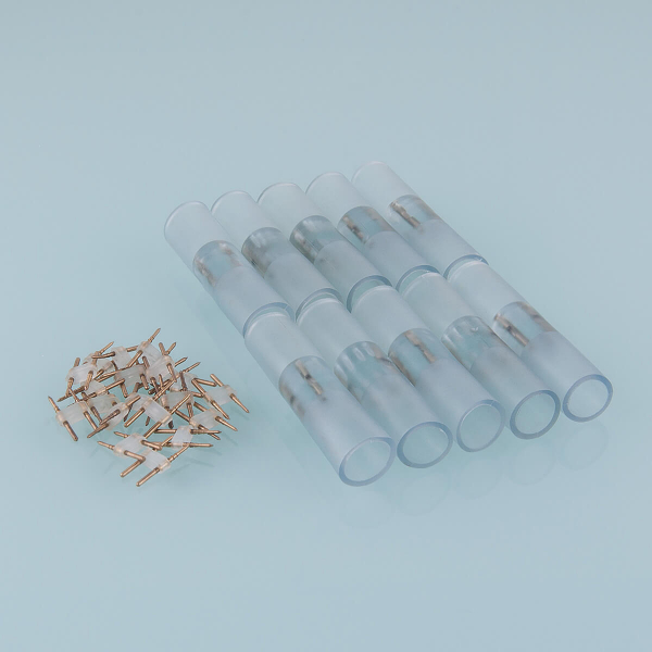 Переходник для одностороннего неона LS001 220V 5050 RGB (10 шт) Elektrostandard 4690389135057