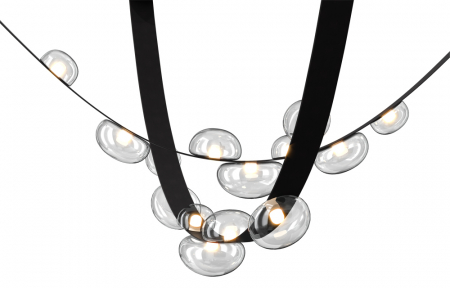 Crystal Lux Bosque SP7 L3000 Black/Transparent