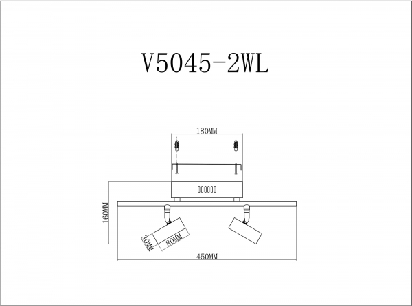 Светодиодный спот Moderli Right V5045-2WL