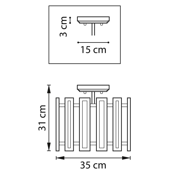 Потолочная люстра Lightstar Agave 712044