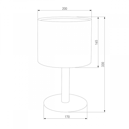 TK Lighting 5217 Deva White