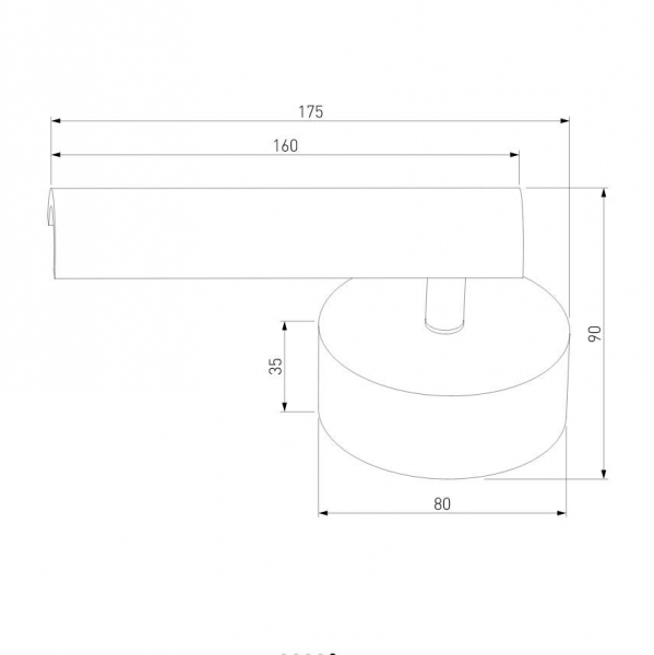 Бра Eurosvet Tint 20126/1 LED белый