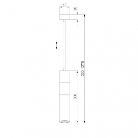 Eurosvet 50096/1 черный/золото