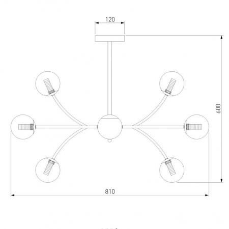 Eurosvet 30179 матовое золото