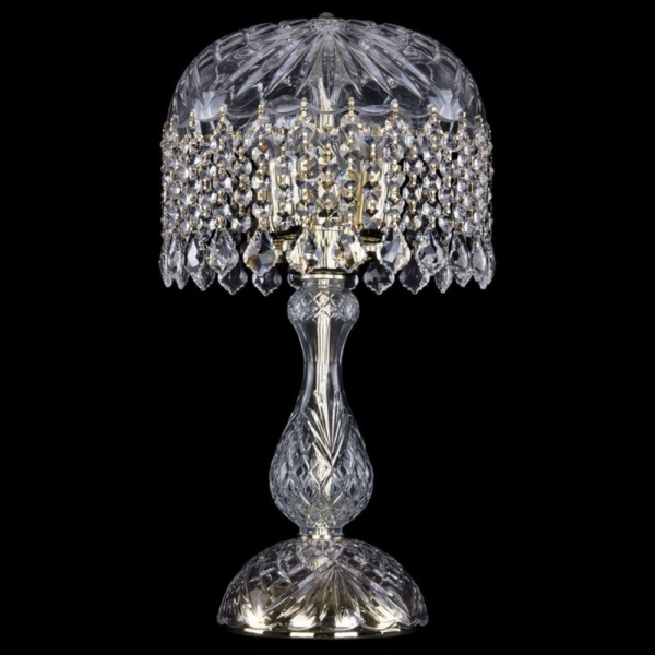 Настольная лампа Bohemia Ivele Crystal 14781L1/22 G Leafs