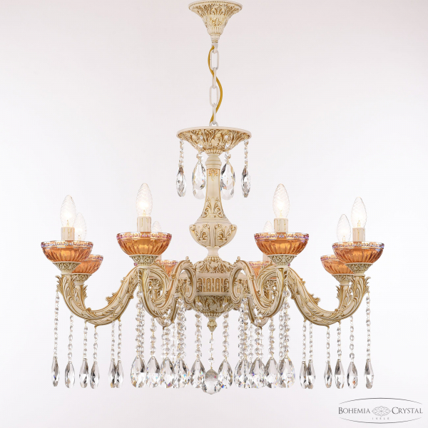 Подвесная люстра Bohemia Ivele Crystal AL79101/8/250 A WMG P Shampan/M-1G