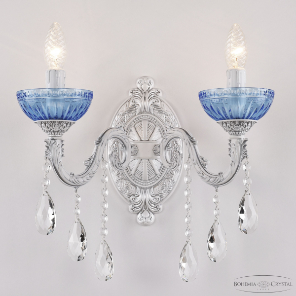 Бра Bohemia Ivele Crystal AL7901B10/2/175 B WMN P Aquamarine/M-1G