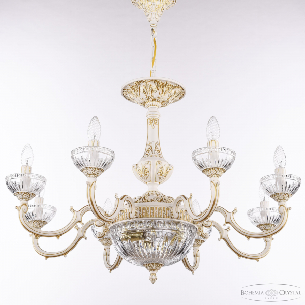 Подвесная люстра Bohemia Ivele Crystal AL78101P/8/250 WMG P Clear/M-1G
