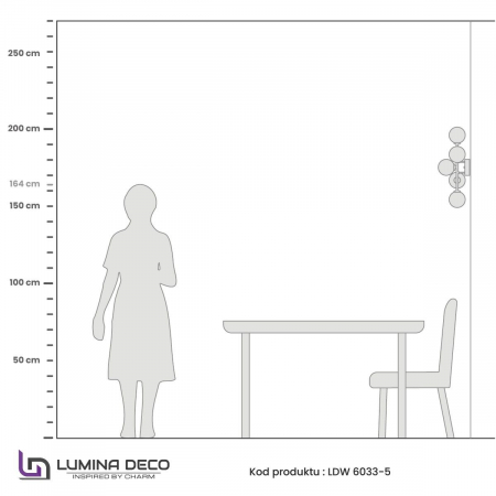 Lumina Deco LDW 6033-5 F.GD