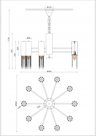 Moderli V10010-10P