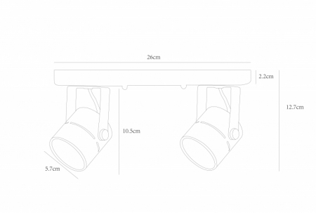 Arte Lamp A1311PL-2WH
