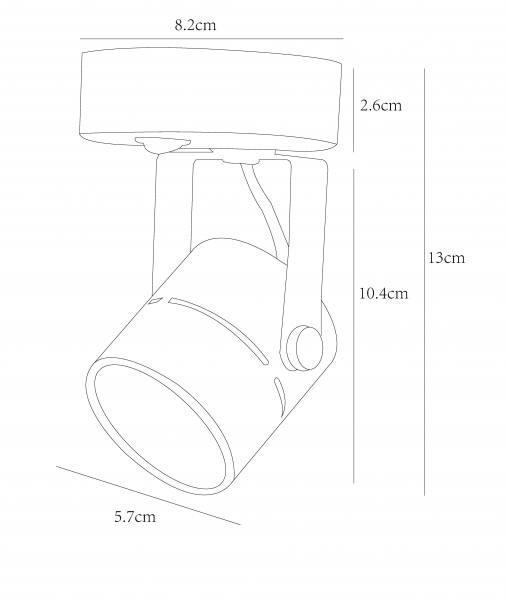 Спот Arte Lamp Mizar A1311AP-1WH