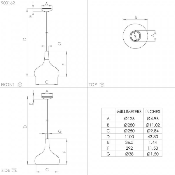 Подвесной светильник Eglo Sabinar 900162