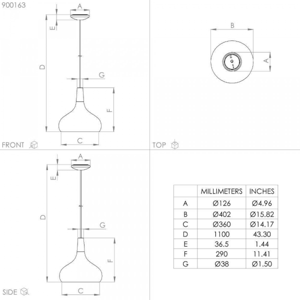 Подвесной светильник Eglo Sabinar 900163