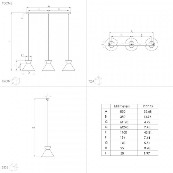 Подвесной светильник Eglo Nastasia 900348