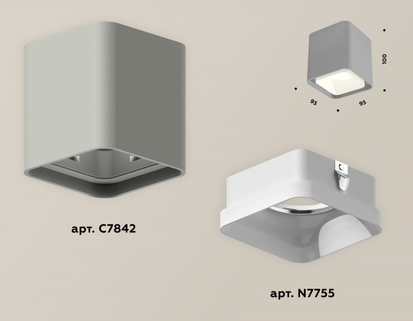 Потолочный светильник Ambrella Light Techno Spot XS7842010 (C7842, N7755)
