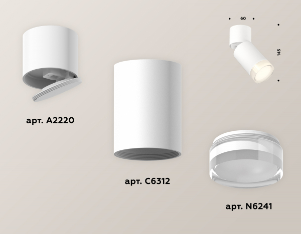 Спот Ambrella Light Techno Spot XM6312080 (A2220, C6312, N6241)