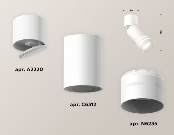 Спот Ambrella Light Techno Spot XM6312086 (A2220, C6312, N6235)
