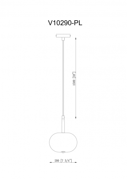 Подвесной светильник Moderli Cute V10290-PL