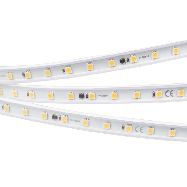 Светодиодная лента Arlight ARL-PV-B54-15.5mm 230V White6000 (8 W/m, IP65, 5060, 50m) 027056(2)