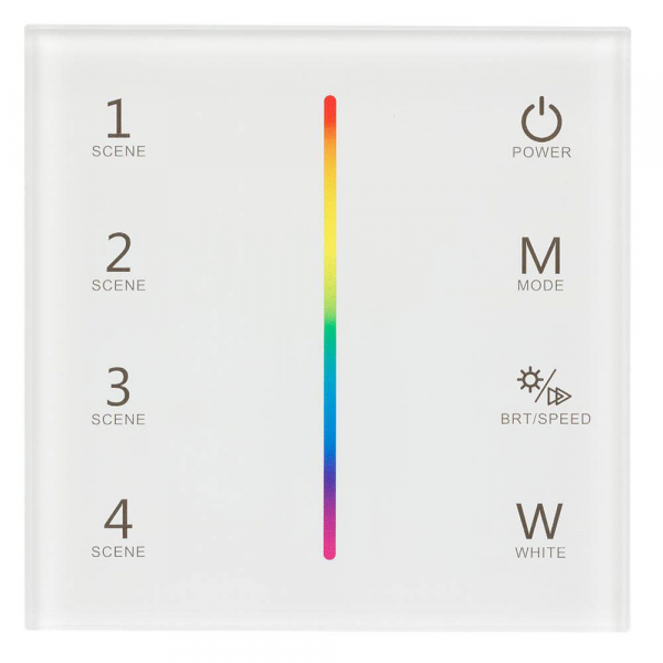 Панель Arlight Sens Smart-P22-RGBW White (12-24V, 4x3A, 2.4G) 025168