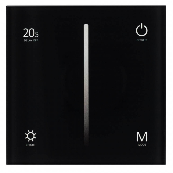 Панель Arlight Smart-P36-Dim-IN Black (230V, 1.2A, Triac, Sens, 2.4G) 028110