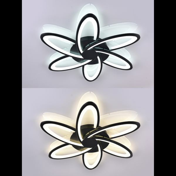 Потолочная люстра Natali Kovaltseva HIGH-TECH LED LAMPS 82008 BLACK