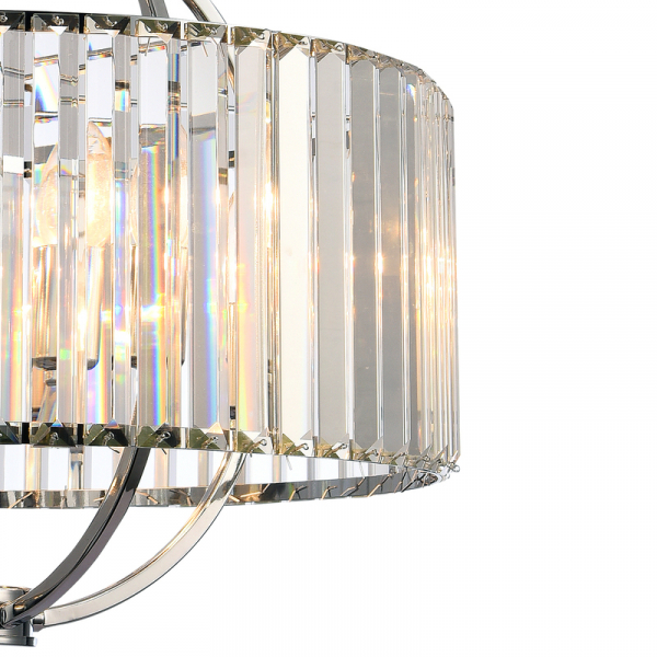 Подвесная люстра Natali Kovaltseva PLAZA 81408/5C CHROME