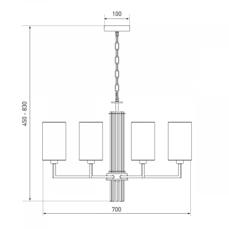 Eurosvet 60134/8 никель