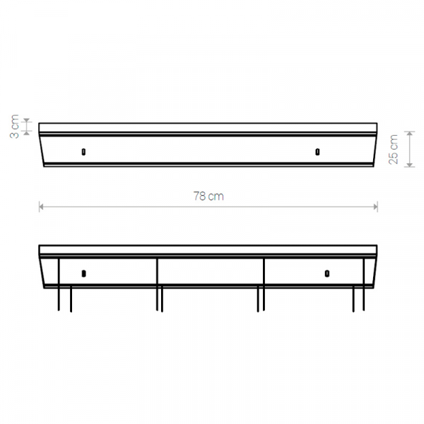 Основание для светильника Nowodvorski Cameleon Canopy C 780 8557