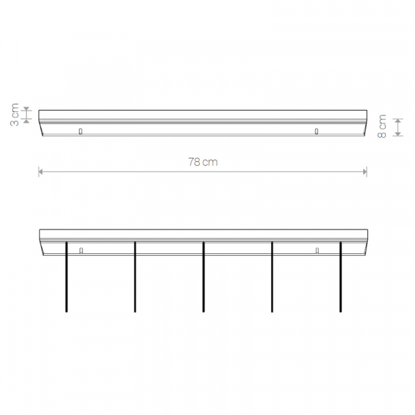 Основание для светильника Nowodvorski Cameleon Canopy B 780 8561
