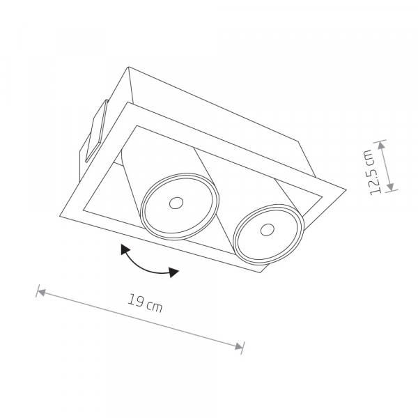 Встраиваемый светильник Nowodvorski Eye Mod 8940