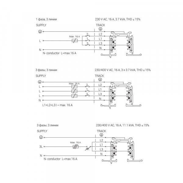 Встраиваемый шинопровод Nowodvorski Ctls Track 8692