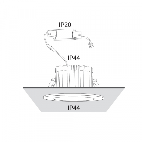 Встраиваемый светильник Nowodvorski Kea Led 8772