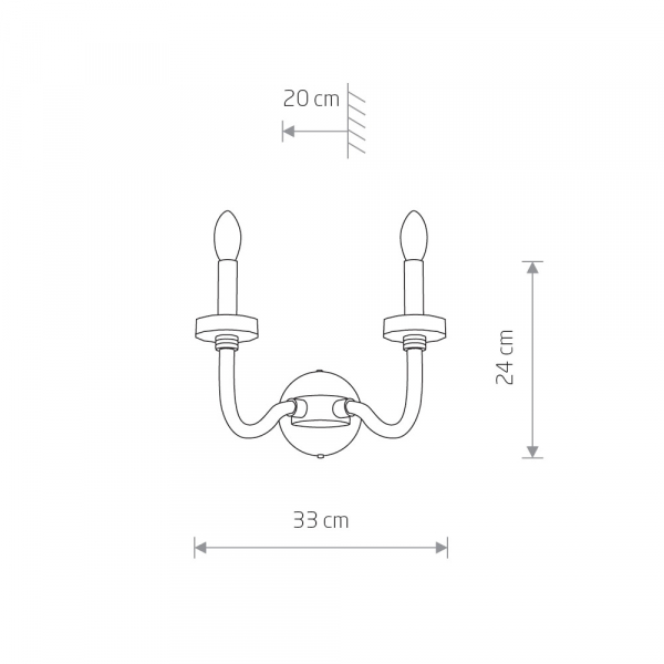 Бра Nowodvorski Hampton 8155