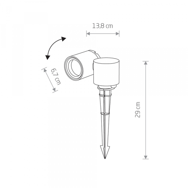 Ландшафтный светильник Nowodvorski Tubings M 8161