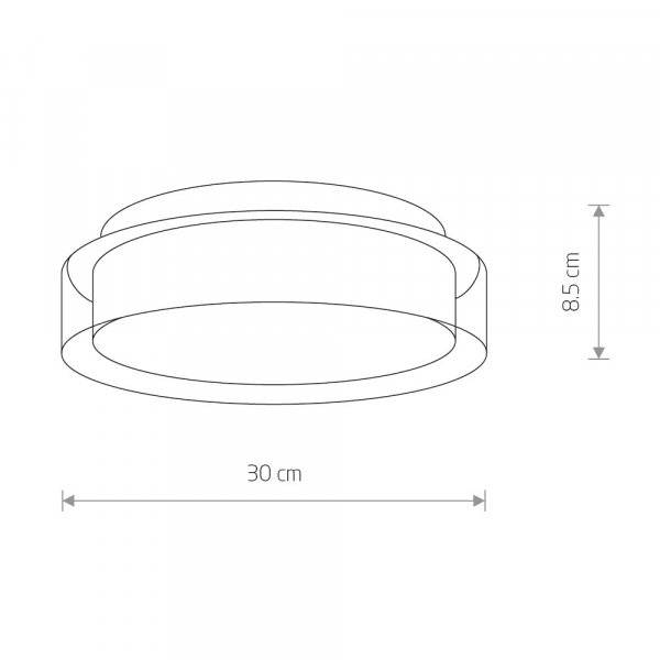 Потолочный светильник Nowodvorski Pan Led 8173