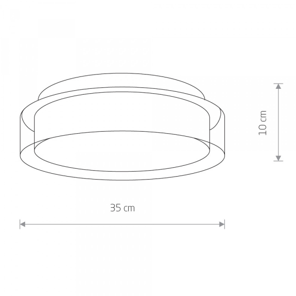 Потолочный светильник Nowodvorski Pan Led 8174