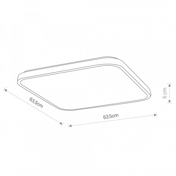 Потолочный светильник Nowodvorski Agnes Square Led 8133