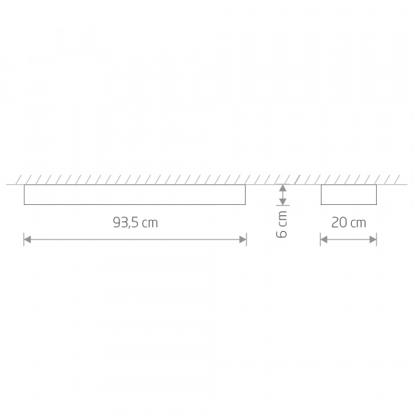 Потолочный светильник Nowodvorski Soft Ceiling Led 90x20 7542