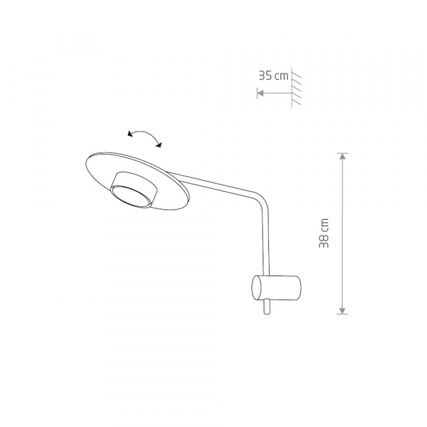 Бра Nowodvorski Disk 7645