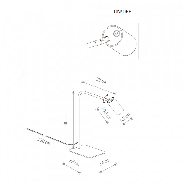 Настольная лампа Nowodvorski Mono 7713