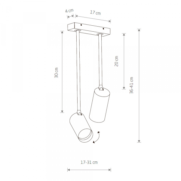 Спот Nowodvorski Mono Long 7726