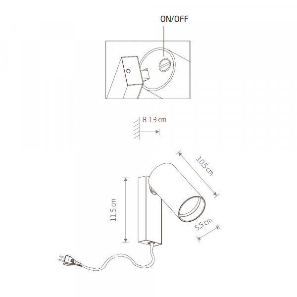 Спот Nowodvorski Mono 7765