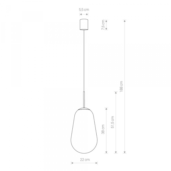 Подвесной светильник Nowodvorski Pear L 7797