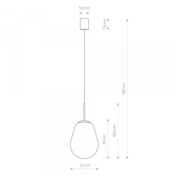 Подвесной светильник Nowodvorski Pear S 7800